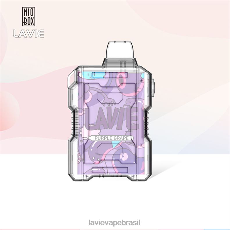 uva roxa LAVIE NIO BOX 9000 baforadas 6X422192 | Lavie Vape Sabor